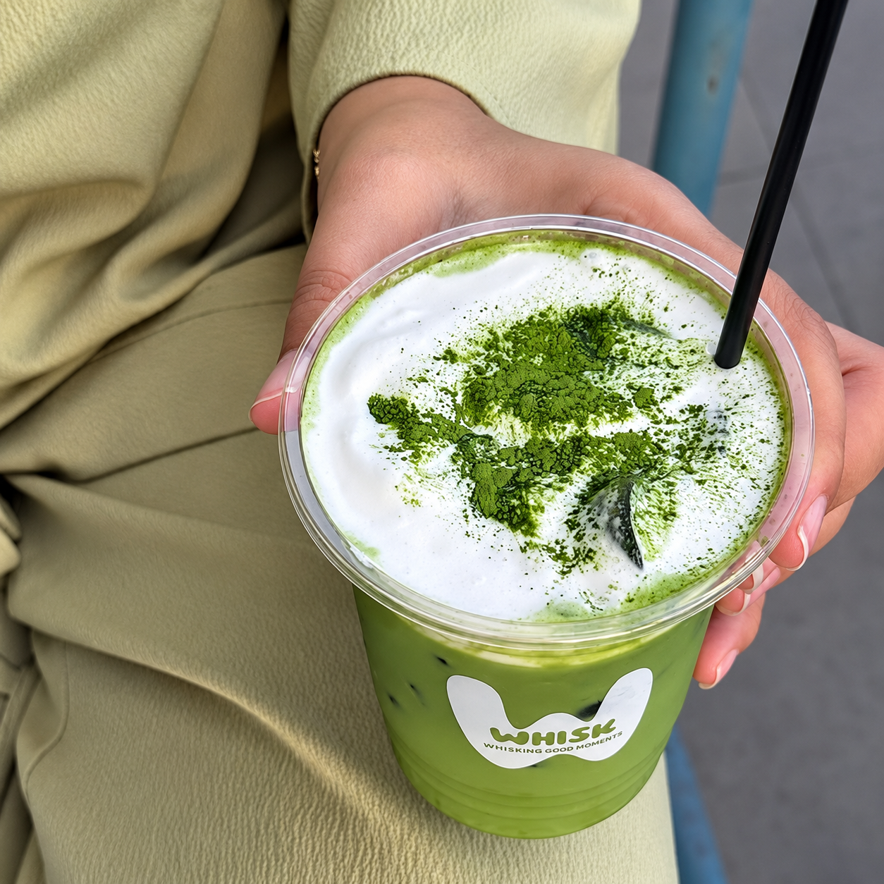 Whisk handcrafted matcha