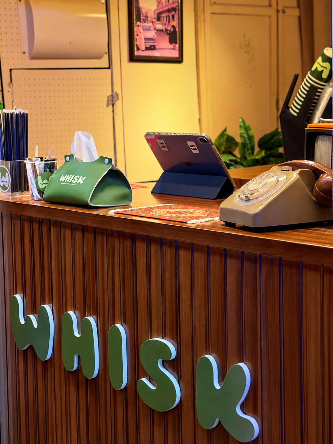 Whisk pop-up counter in Bahrain